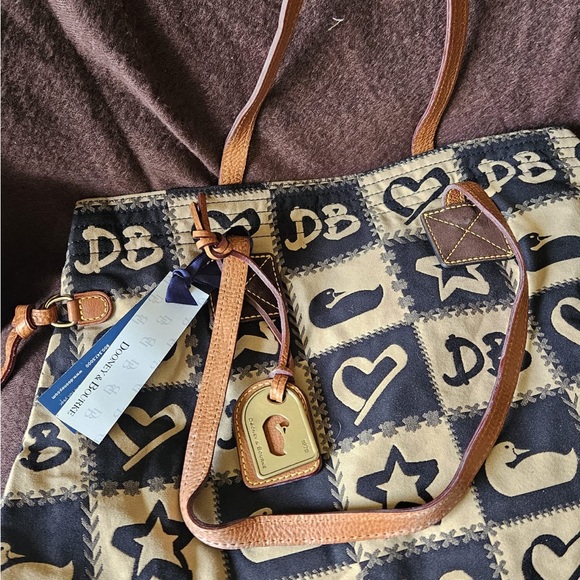 New D&B Purse Victoria Black/Tan - Picture 3 of 5
